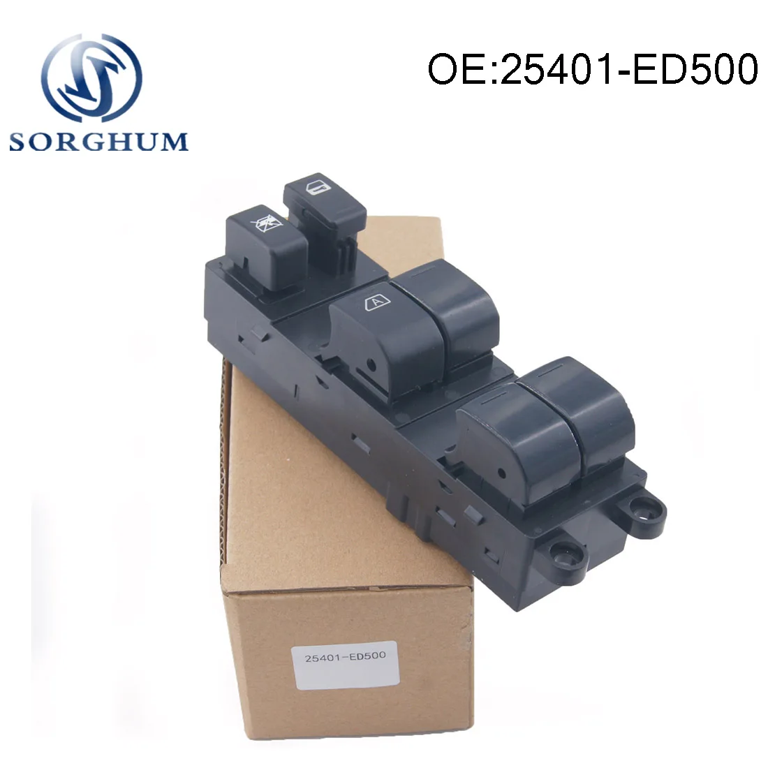 

Front Left Side Driver Power Window Switch 25401-ED500 25401ED500 For 2007-2010 Nissan Versa