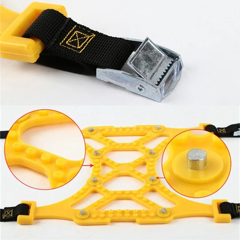 

1pcs Trucks Snow Chains For Wheels Car Universal Winter Mud Tires Protection Chain Automobiles Roadway Safety Accessories Supply