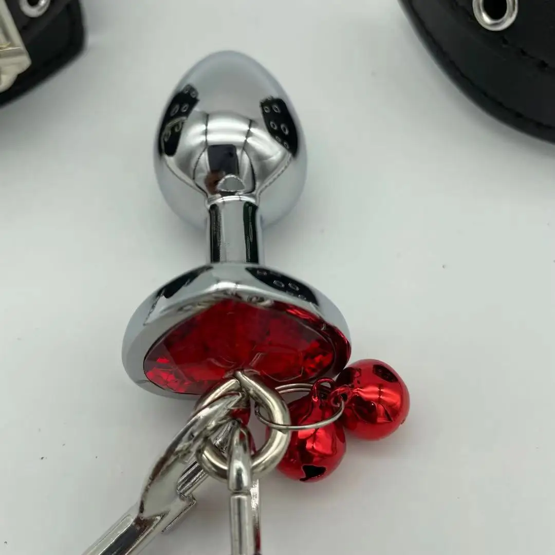 Набор фиксаторов для запястья анальной пробки наручники из ведомой кожи с