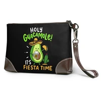 avocado clutch bag beach handle clutch purse bulk cute leather wallet