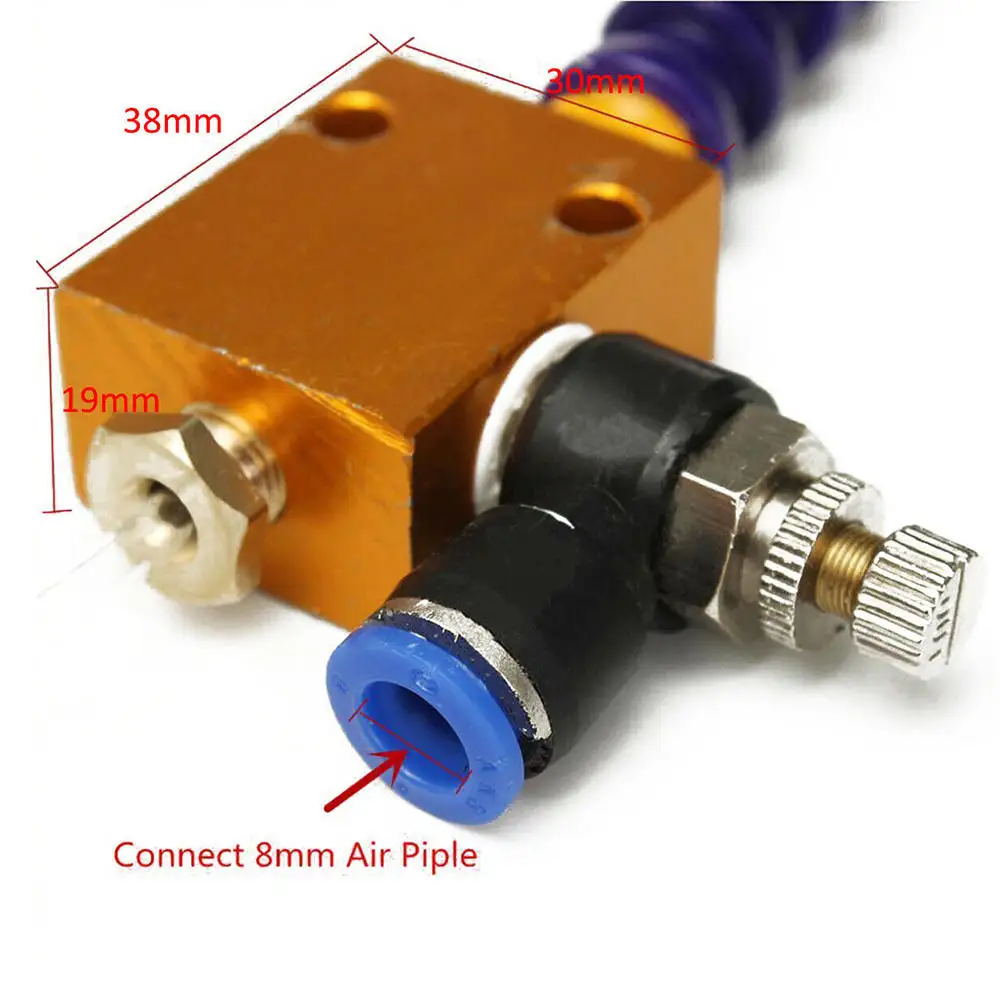 Система распыления охлаждающей жидкости и смазки тумана 8 мм для воздуховода