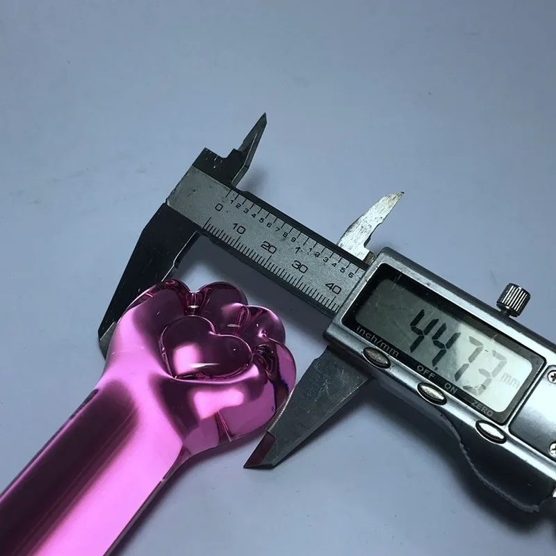 Хрустальная Анальная пробка Медвежья Лапа голова слайм стеклянный