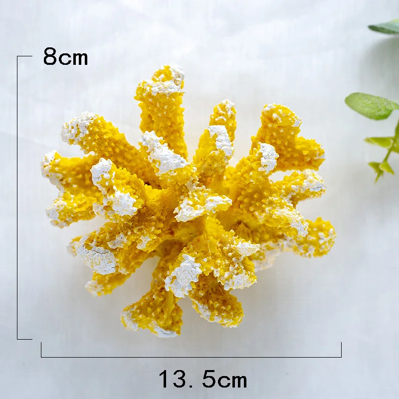 Ручной работы аквариум орнамент Decraction смолы моделирование Коралл для аквариума