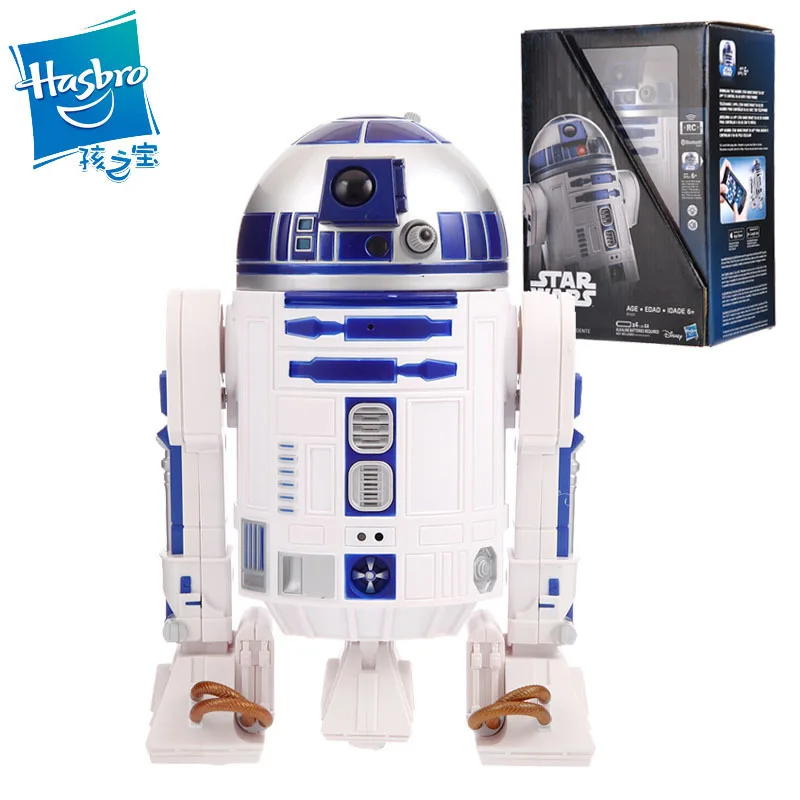 Hasbro Star Wars The Force Awakens Smart R2-D2 Intelligent APP RC Bluetooth Anime Figure Action Figures Model Favorites Collect