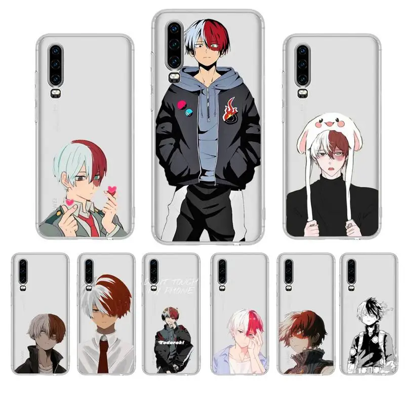 

YNDFCNB Shoto Todoroki Phone Case For Huawei P20 P30 Pro P40 lite Mate 20lite for Y5 Y6 Honor 8X 10 Capa