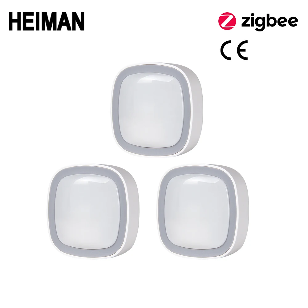 HEIMAN Zigbee умный датчик движения PIR инфракрасный датчик умного дома система безопасности беспроводная Противоугонная сигнализация устройство безопасности - Цвет: 3 PCS