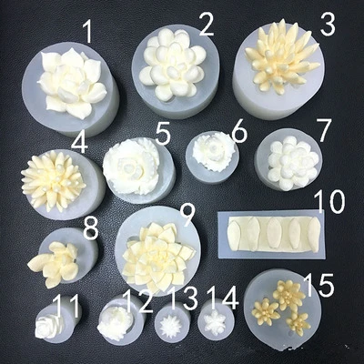 Суккуленты силиконовые формы для торта инструменты выпечки Fondant украшения