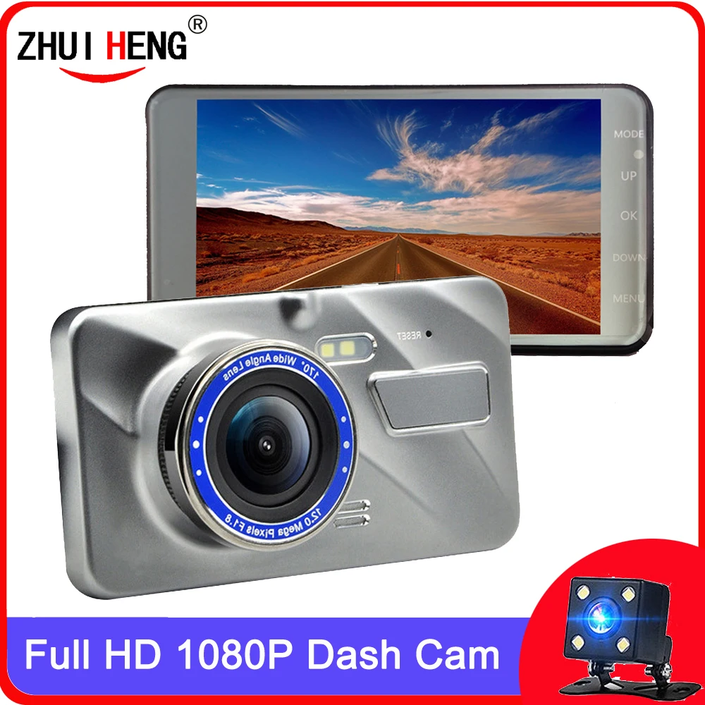 X5 Car DVR Dash Camera Rear View cameras Dual Lens 1080P 4" Full HD Cycle Recording Dash Cam Video Recorder Dashcam car camera