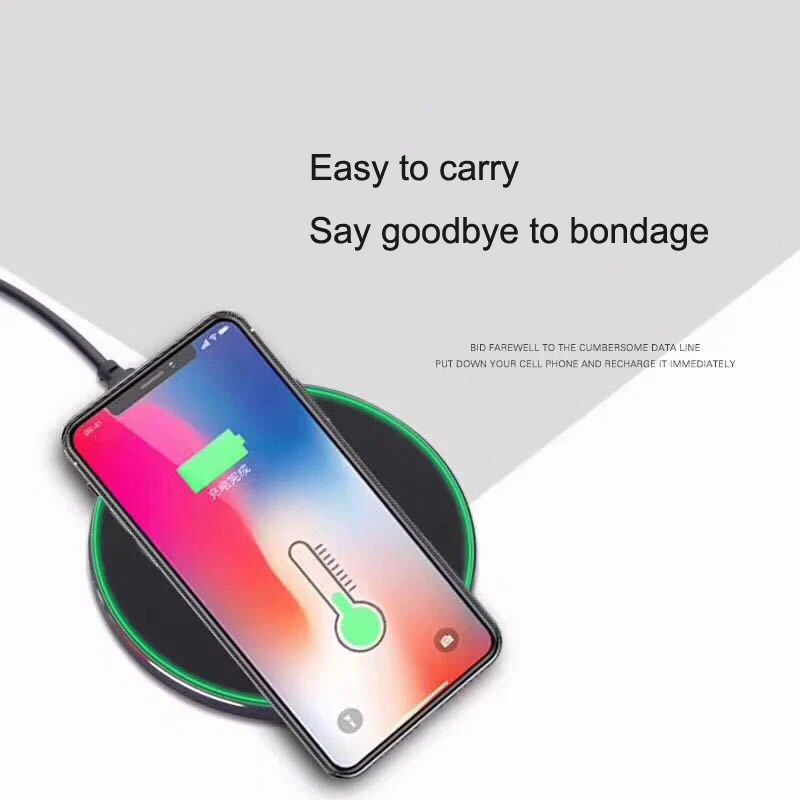10w wireless charger for iphone11 xs max x xr 8plus fast charge mobile phone charger for ulefone doogee samsung note 9 8 s10plus free global shipping
