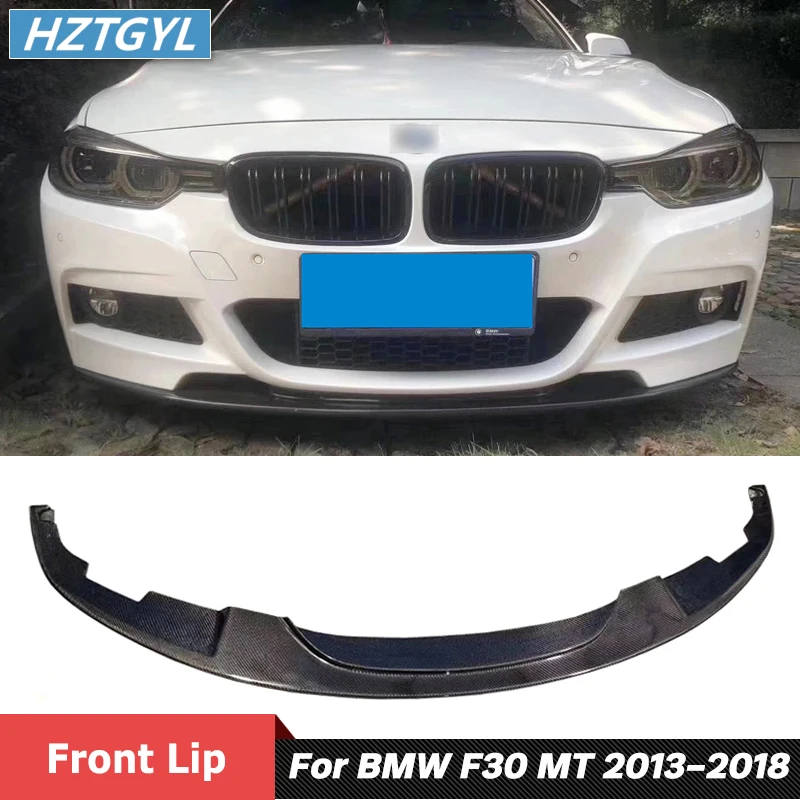 

M Style Carbon Fiber Front Bumper Spoiler Lip For BMW 3 Series F30 F35 MT Car Body Kit Tuning 2013-2018
