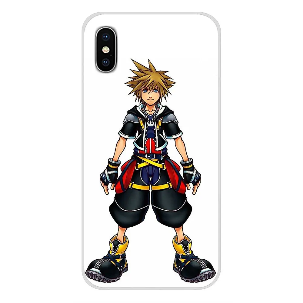 Аниме Kingdom Hearts витражное Стекло комиксов кожаный чехол для телефона samsung A10 A30 A40 A50