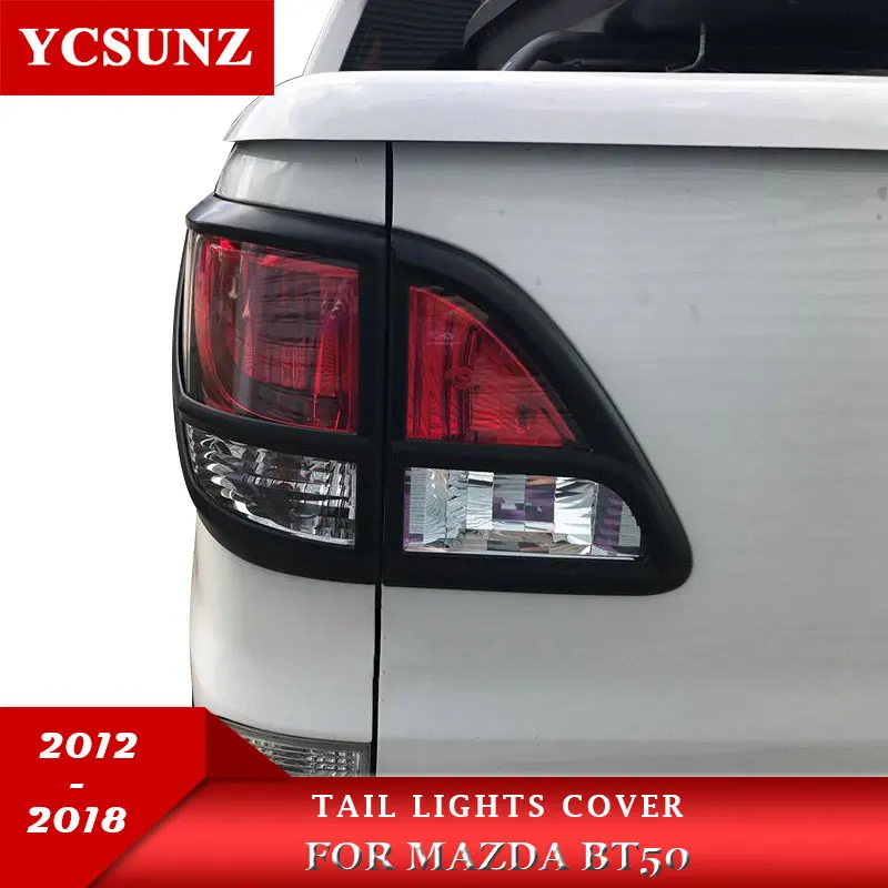 Аксессуары для Mazda BT50 2018 матовый черный задний фонарь крышка BT 50 2012 2019 2020