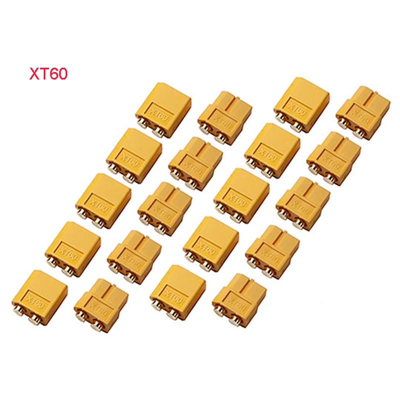 

10 шт., Штекерный/гнездовой разъем Amass XT60