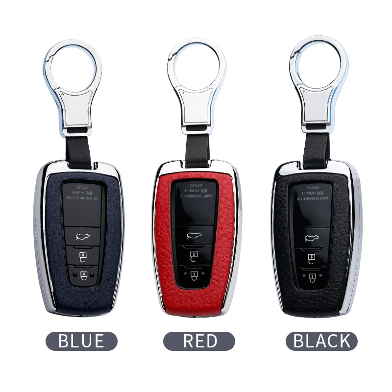

zinc alloy Car Key Cover Car Key Case For Toyota CHR C-HR Prado Camry Avalon Prius Corolla RAV4 Avalon Keychain Key Holder 4.8
