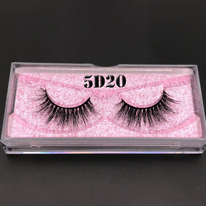 5D20 Mikiwi 5d lashes 3D норковые ресницы розовое золото блестящий чехол коробка с собственным логотипом для оптового заказа whalesale - Цвет: 5D20