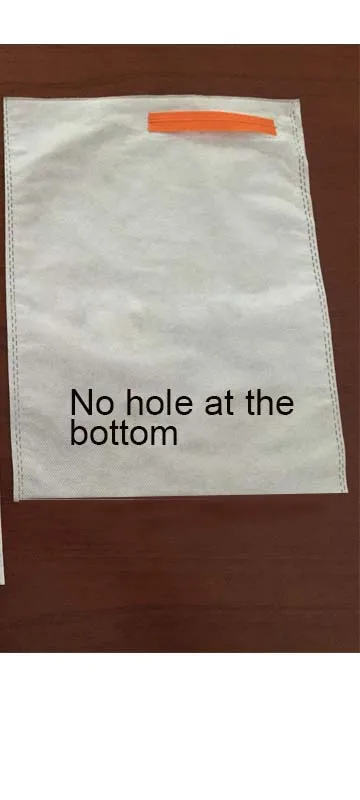 No Hole 30 шт./лот овощ с грядки виноград яблоки мешок для защиты фруктов чехол сельскохозяйственных вредителей Управление анти-птица сетка сумки разведение сумка - Цвет: No Hole