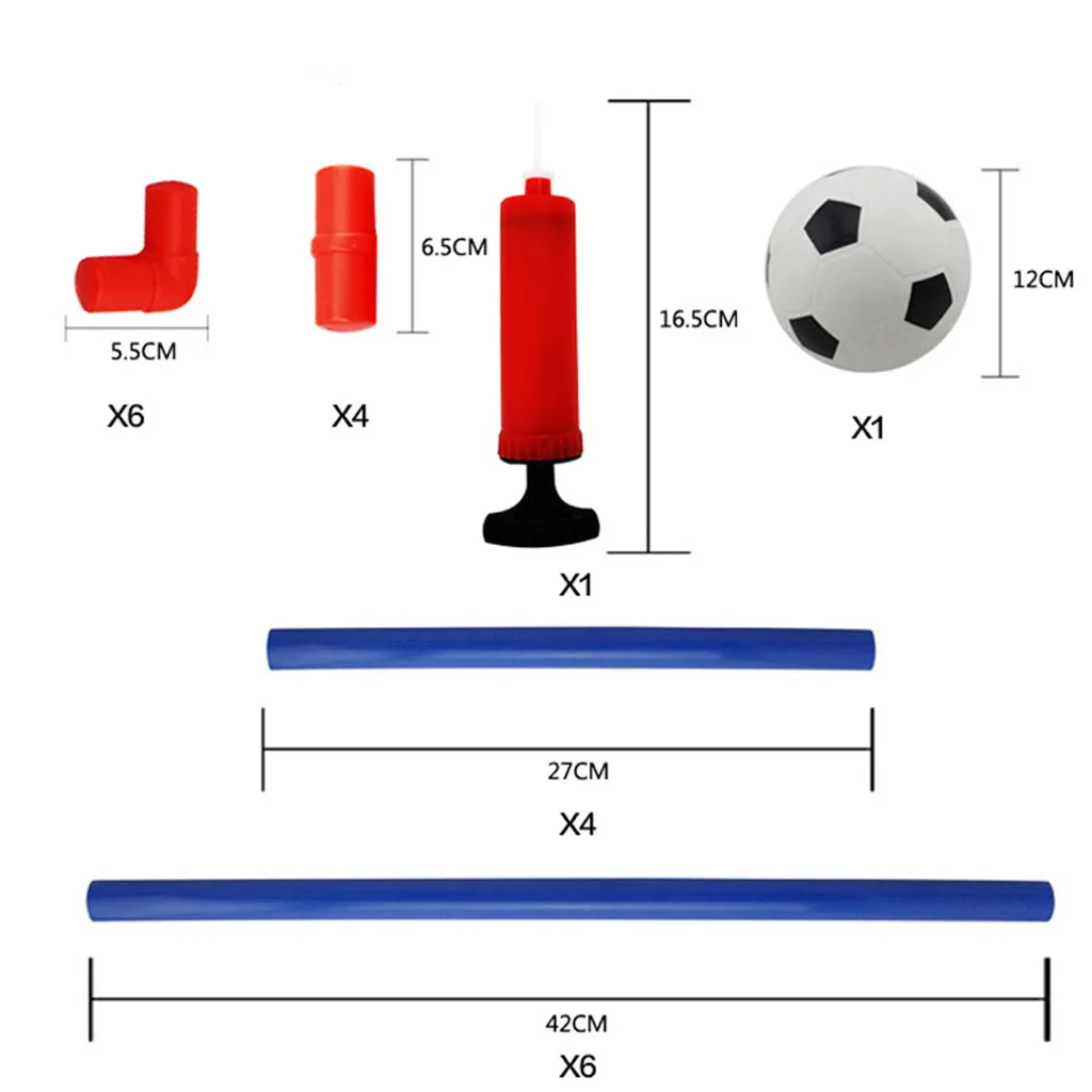 Портативный детский футбольный ворот ворота игрушечные комплект детский футбольный мяч с насосами для занятий спортом в помещении и на открытом воздухе Новинка 2020