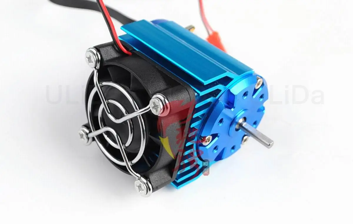 Для HSP/HPI Himoto Redcat 540 3650 3660 3670 крышка радиатора двигателя w/ DC 5V JST охлаждающий