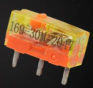 Микропереключатель 1 шт. пылезащитный золотистый | Строительство и ремонт