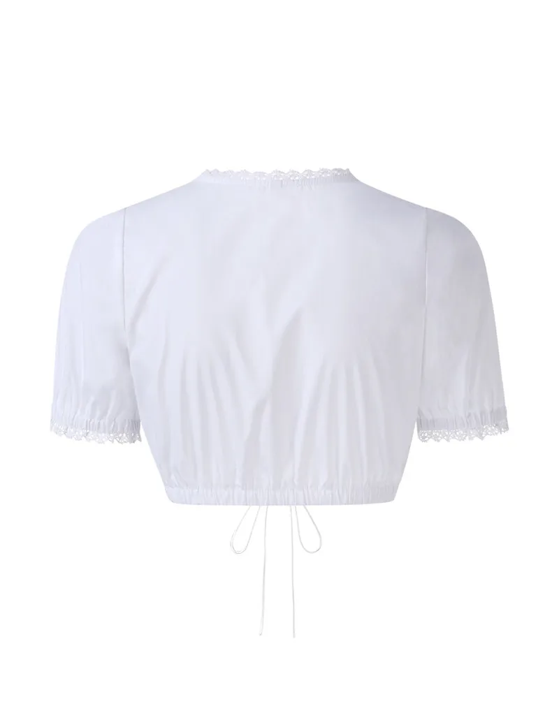 Костюм для косплея на Хэллоуин белая блузка дирндль пивной костюм топ рубашка