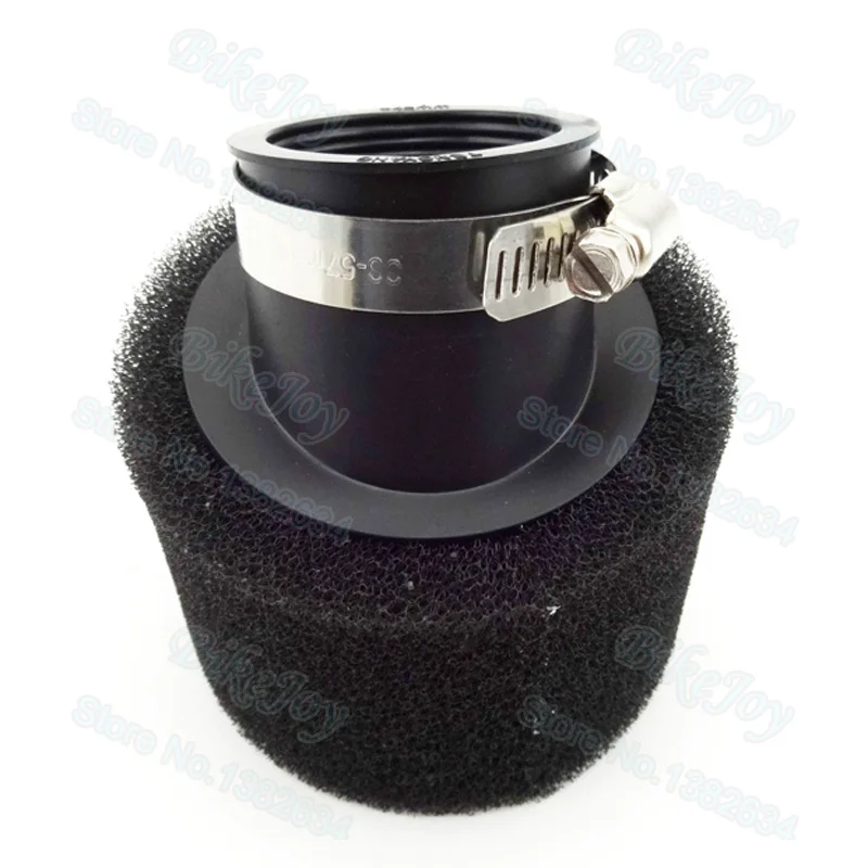 Угловой воздушный фильтр 42 мм двухслойный Поролоновый очиститель 125cc 140cc CRF KLX для
