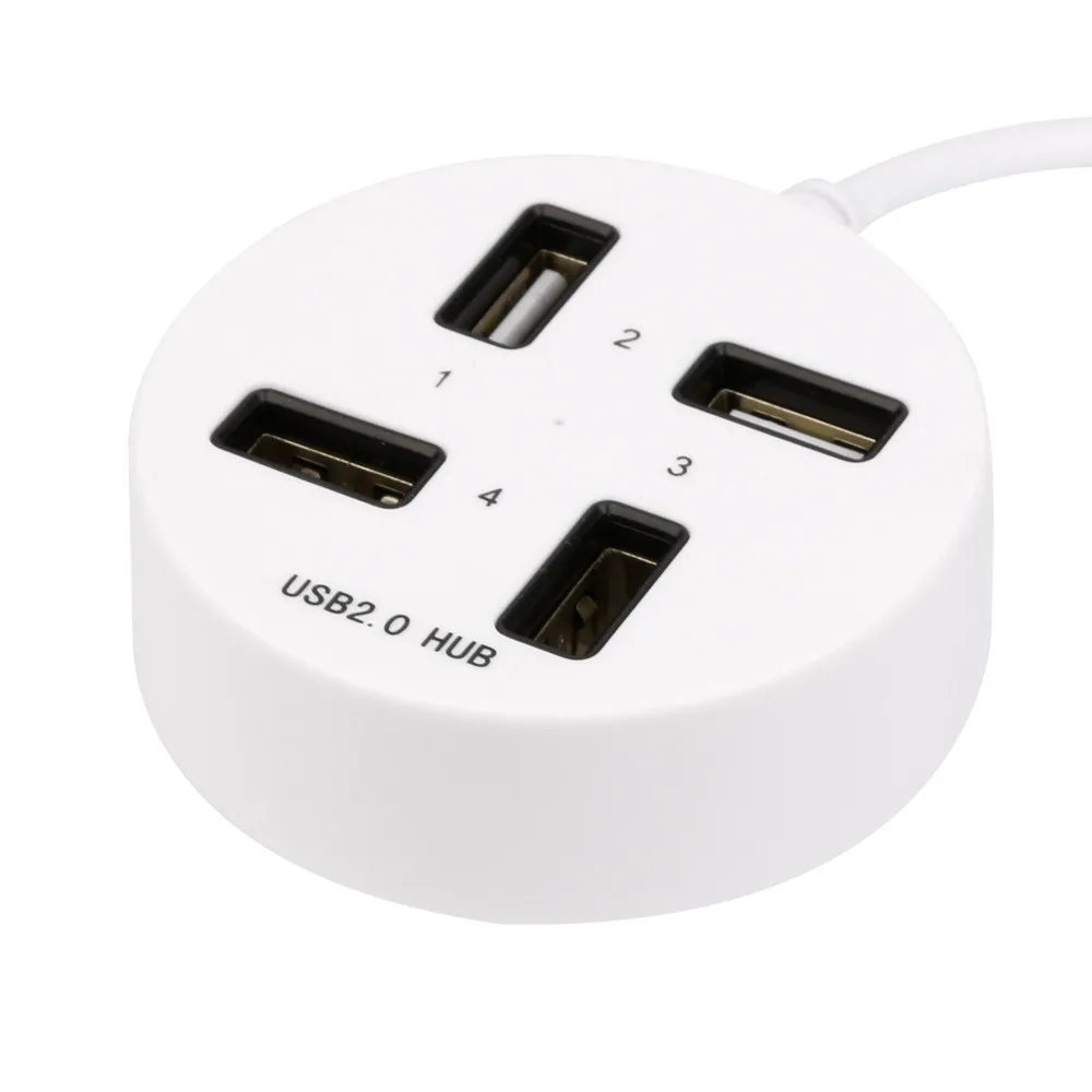 4 порта USB 2,0 разветвитель концентратор с входным Питанием постоянного тока мульти высокоскоростной usb-хаб разветвитель адаптер для компьютера ноутбука для ПК