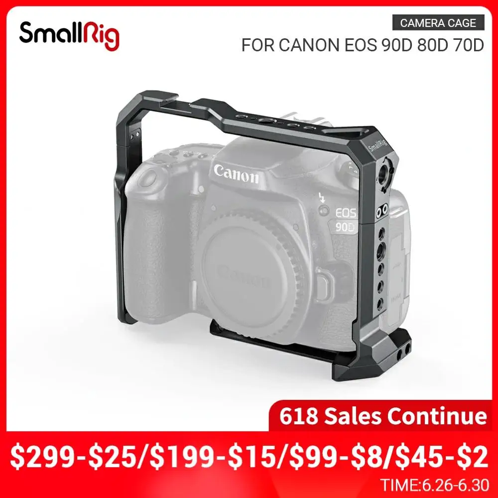 Клетка SmallRig для камеры Canon EOS 90D 80D 70D CCC2658|Моноподы| |