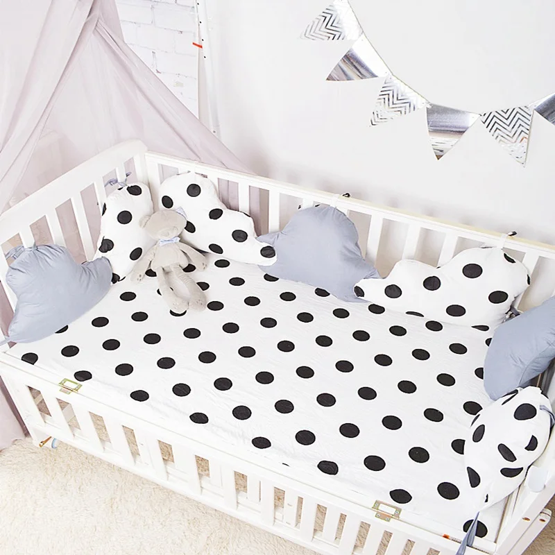 10 шт. хлопок новорожденных защита для кроватки подушки столкновения Детские