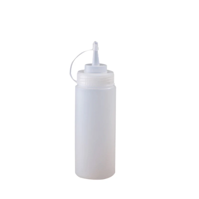 Kitchen Plastic Squeeze Bottle Condiment Dispenser For Sauce Vinegar Oil Ketchup Gravy Cruet Container Cooking Accessories - Цвет: 360ml