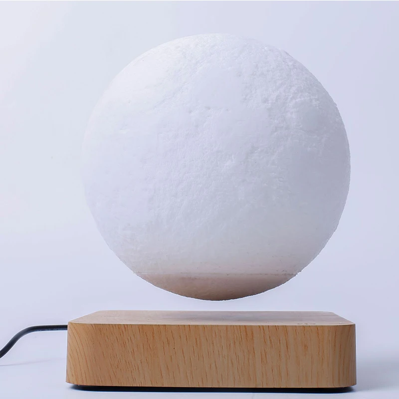 구매 새로운 디자인 크리에이티브 3D 자기 부상 달 램프 야간 조명 회전 Led 달 부동 램프 현대 홈 장식 휴일