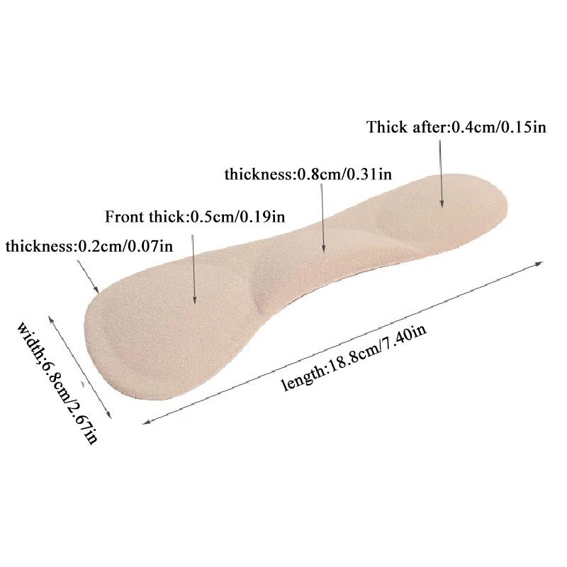 1 Pair Gel T-Shape Insoles High Heel Shoes Pad Super Soft Insole Non Slip Sponge Cushion Foot Protector Accessories | Обувь