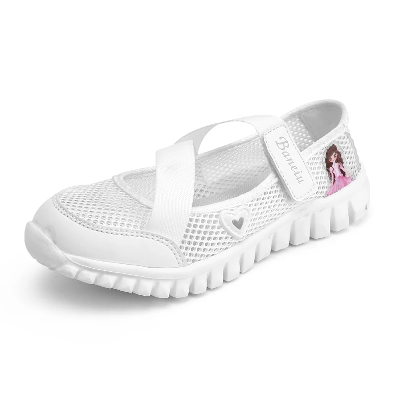 

Летние сандалии UncleJerry для девочек, обувь принцессы, мультяшная обувь для маленьких девочек, детская мягкая и легкая обувь