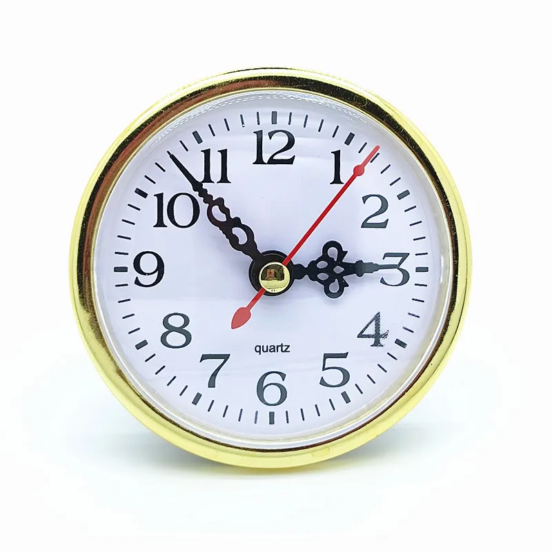 Круглые кварцевые часы со встроенной вставкой 80 мм с арабскими цифрами 2 шт. | Дом