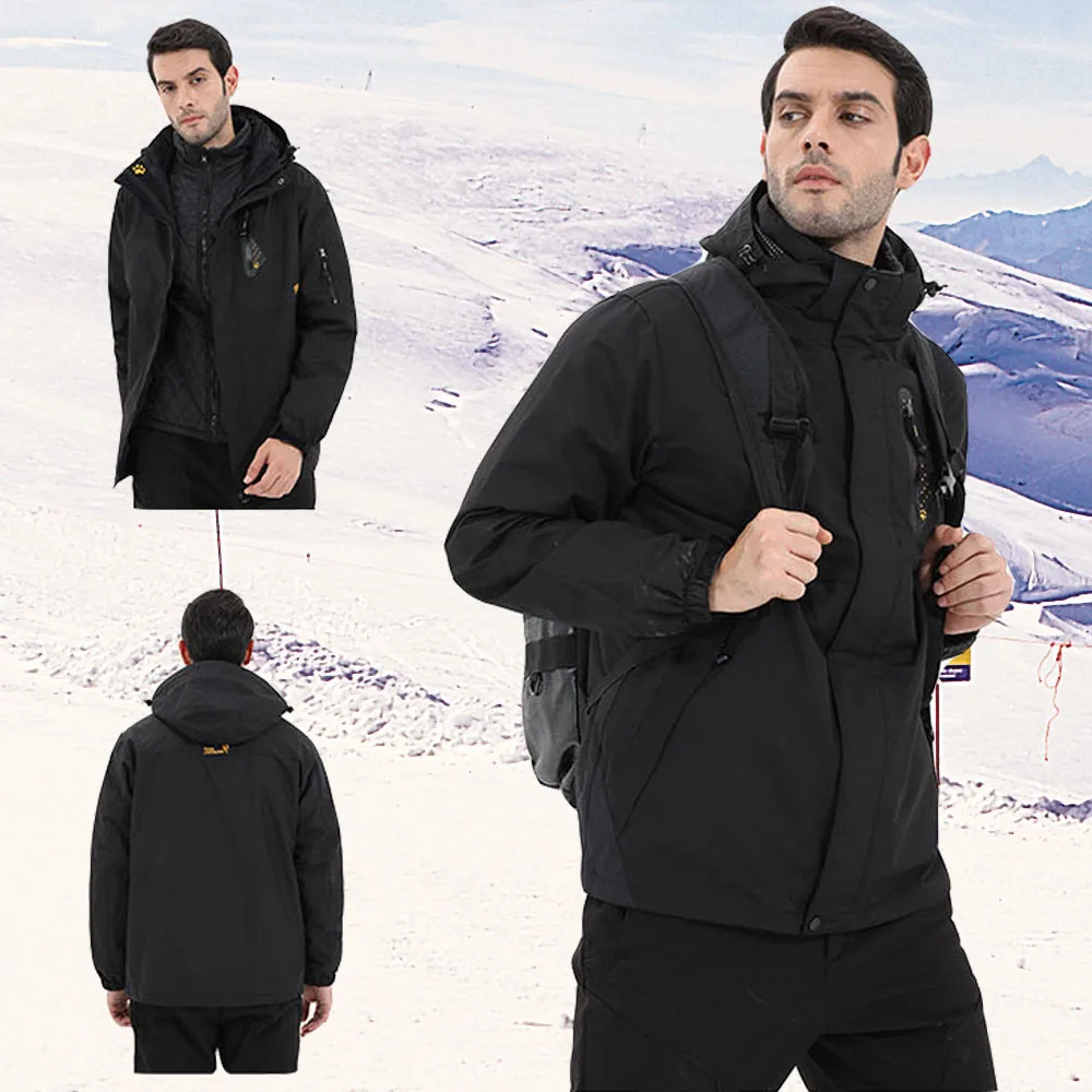 Лыжная куртка для мужчин теплый зимний лыжный костюм сноуборда и мужские