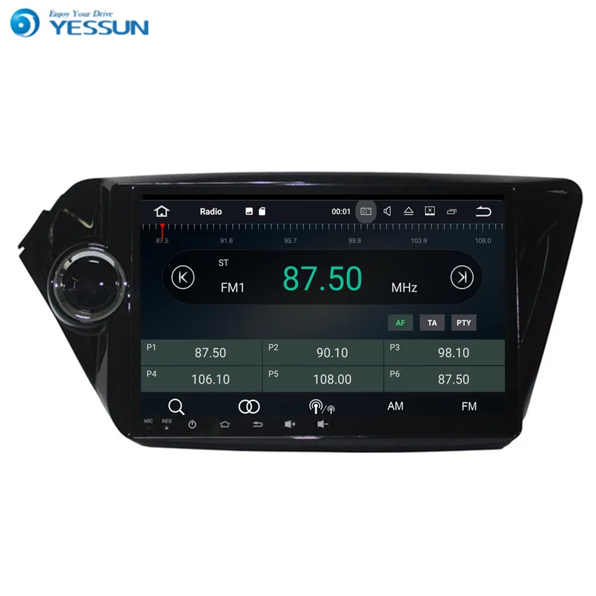 Yessun для KIA K2 / RIO 2011 ~ 2016 Android 6 0 мультимедийный плеер система автомобильный