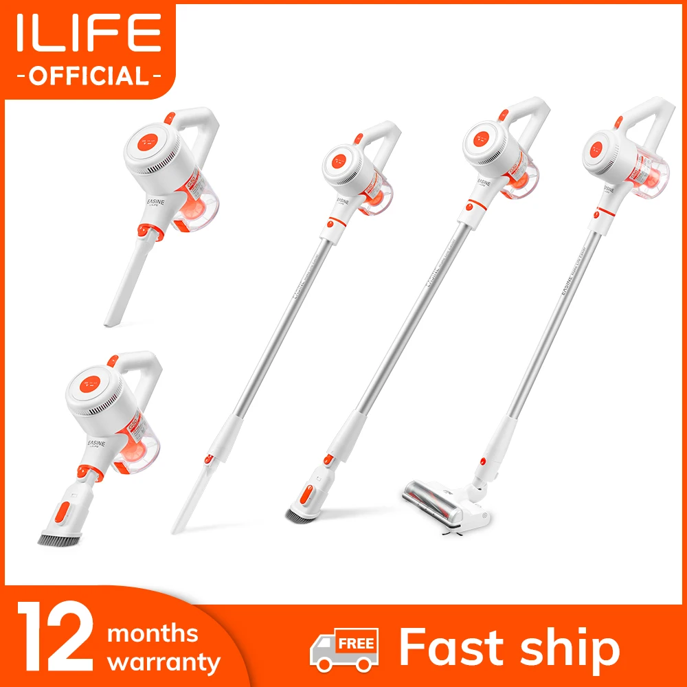 

EASINE by ILIFE G50 handheld vacuum cleaner, 15,000Pa Powerful Suction ,LED display, 35mins Runtime, 2.5Hours Fast Charge
