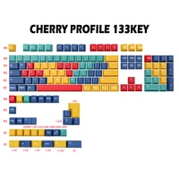 gmk key panels keycap set cherry profile pbt keycaps for mx switches dz60 gk61 sk61 tkl87 dye sublimation key cap 133 keys