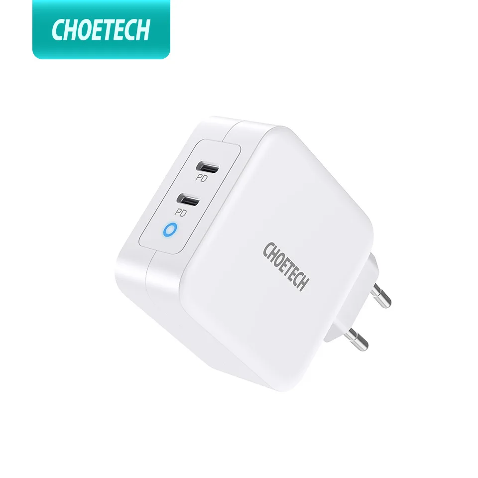 Зарядное устройство PD GaN с двумя USB-портами 100 Вт type-C | Электроника