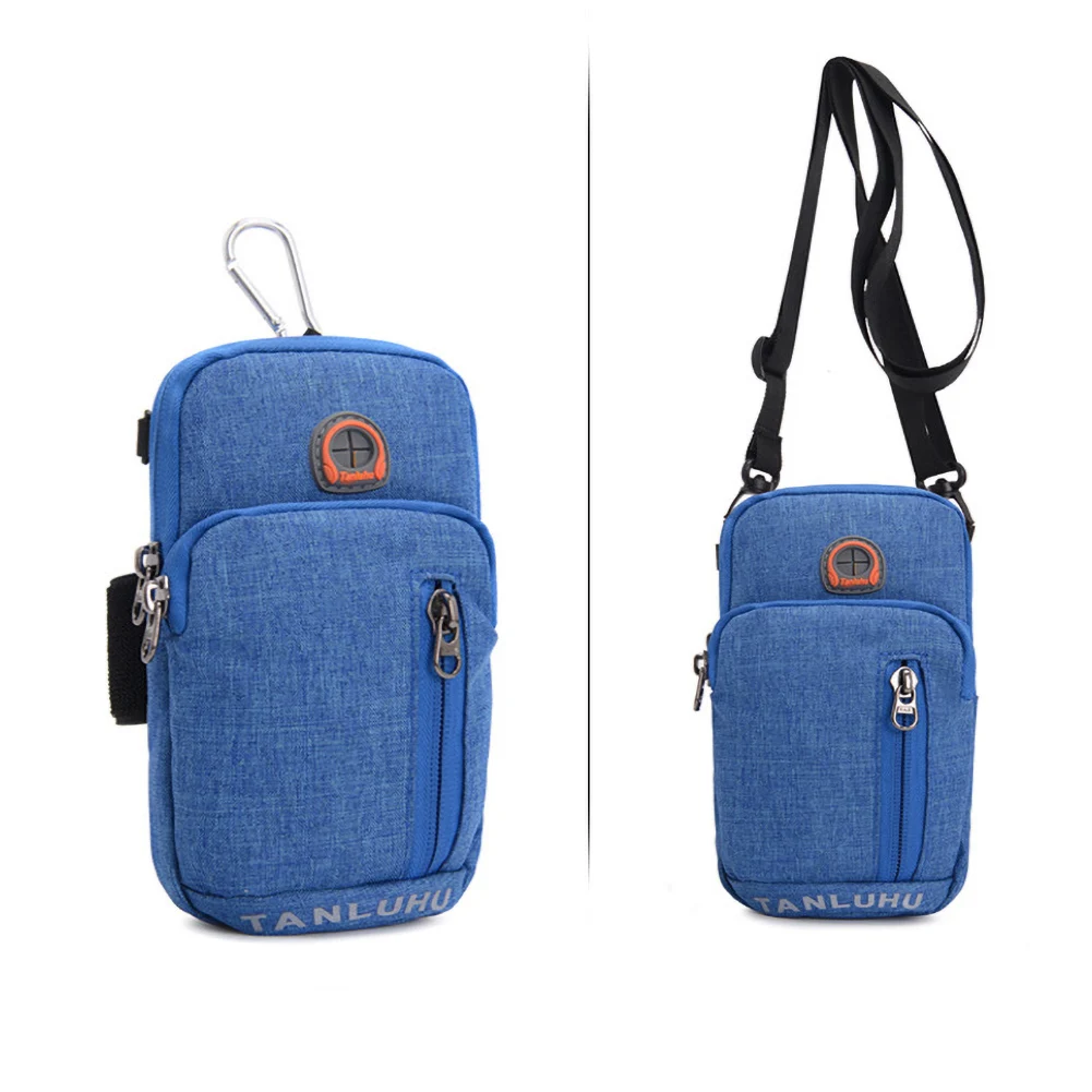 Держатель для телефона бега паспорта путешествий кошелек сумка пояс хранения