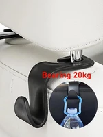 universal car seat back hook pp durable hanger holder simple installation car accessories max support weight up to 20 kg