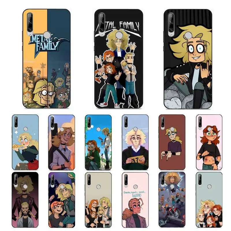 

MaiYaCa Microfilm Metal Family Phone Case for Huawei Y 6 9 7 5 8s prime 2019 2018 enjoy 7 plus