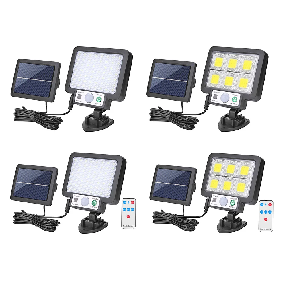 

Outdoor Street Lighting Modern Fixture Solar LED/COB Lights with Remote Control Motion-Sensor Human Body Infrared Porch Lamp