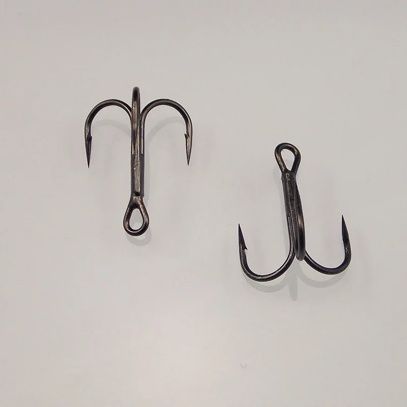 ESFISHING 12 шт. рыболовный крючок из углеродистой стали колючие рыболовные крючки супер острые тройные Крючки морские снасти аксессуары с коробкой