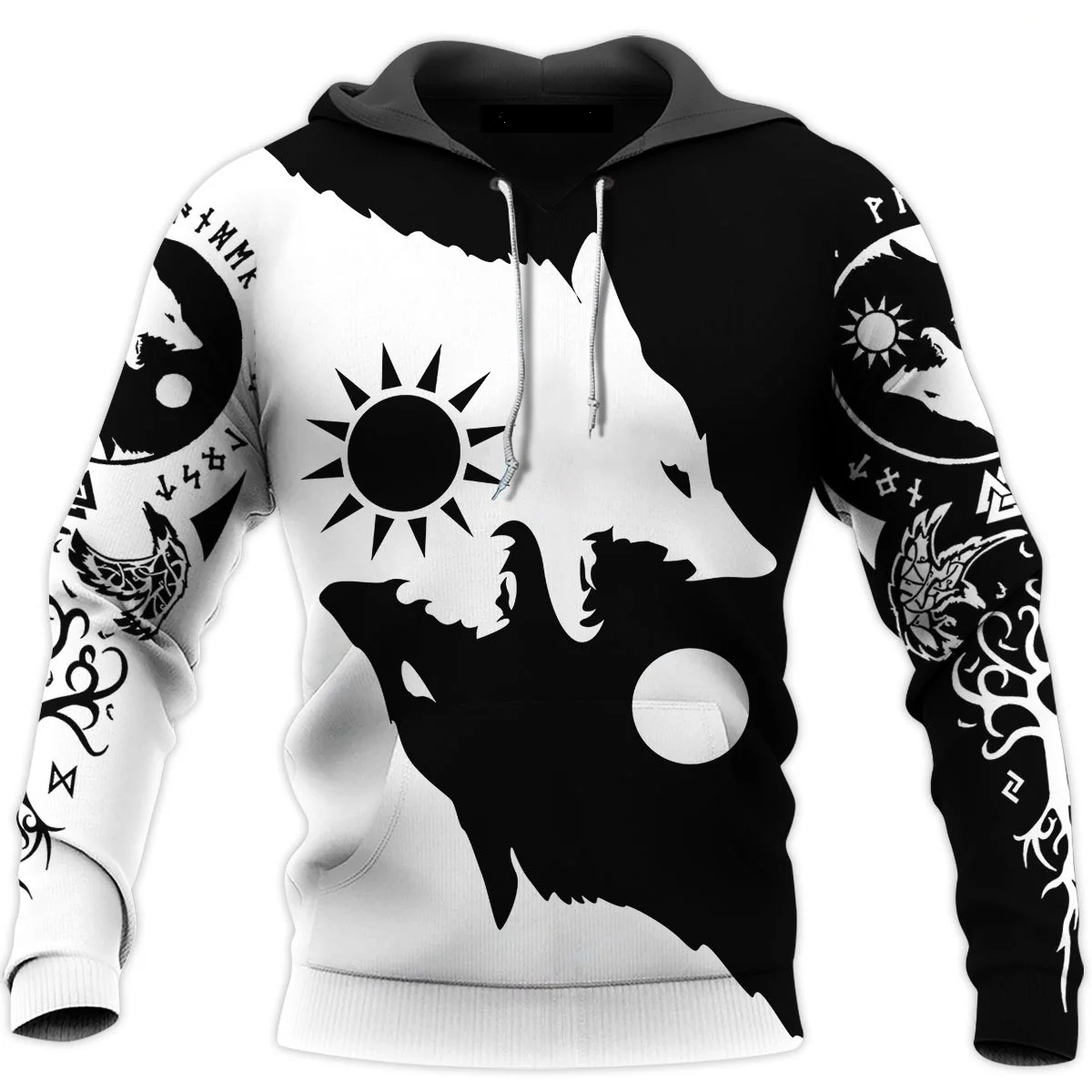 

Viking Warrior Tattoo New Fashion Tracksuit casual Colorful 3D Print Zipper/Hoodie/Sweatshirt/Jacket/Men Women WJR - 06