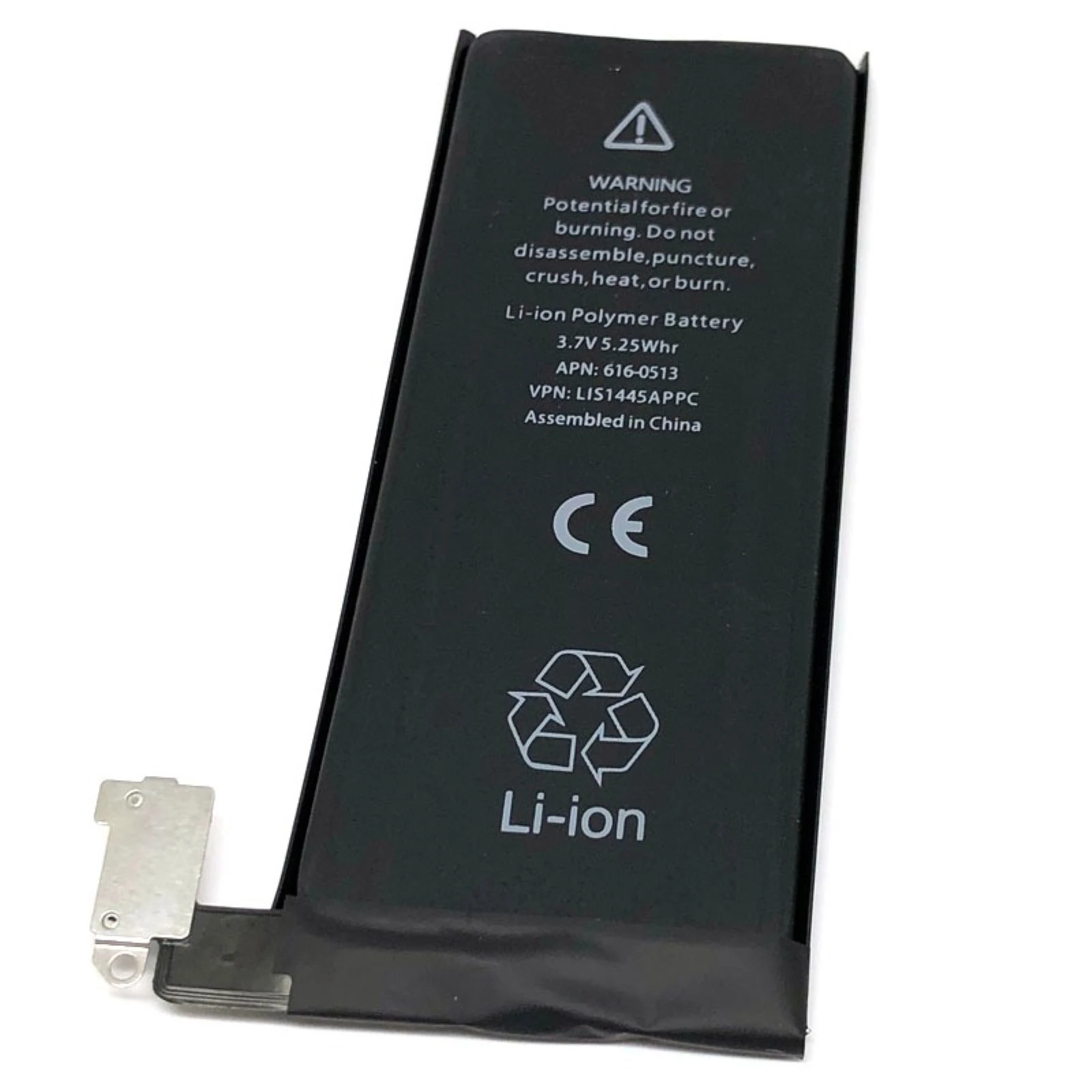 

Battery for iPhone 4, 3.7V 1420Mah-Original capacity-zero cycles