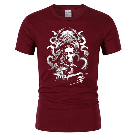 2020 Ктулху Луо записывающее Новое поступление Футболка Camiseta с круглым вырезом