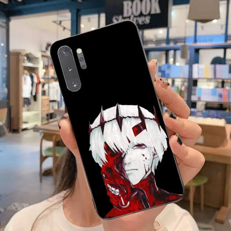 Tokyo Ghoul Trendy Anime Kaneki Ken Soft Phone Case Cover For Samsung Note 7 8 9 10 Lite Plus Galaxy J7 J8 J6 2018 Prime | Мобильные