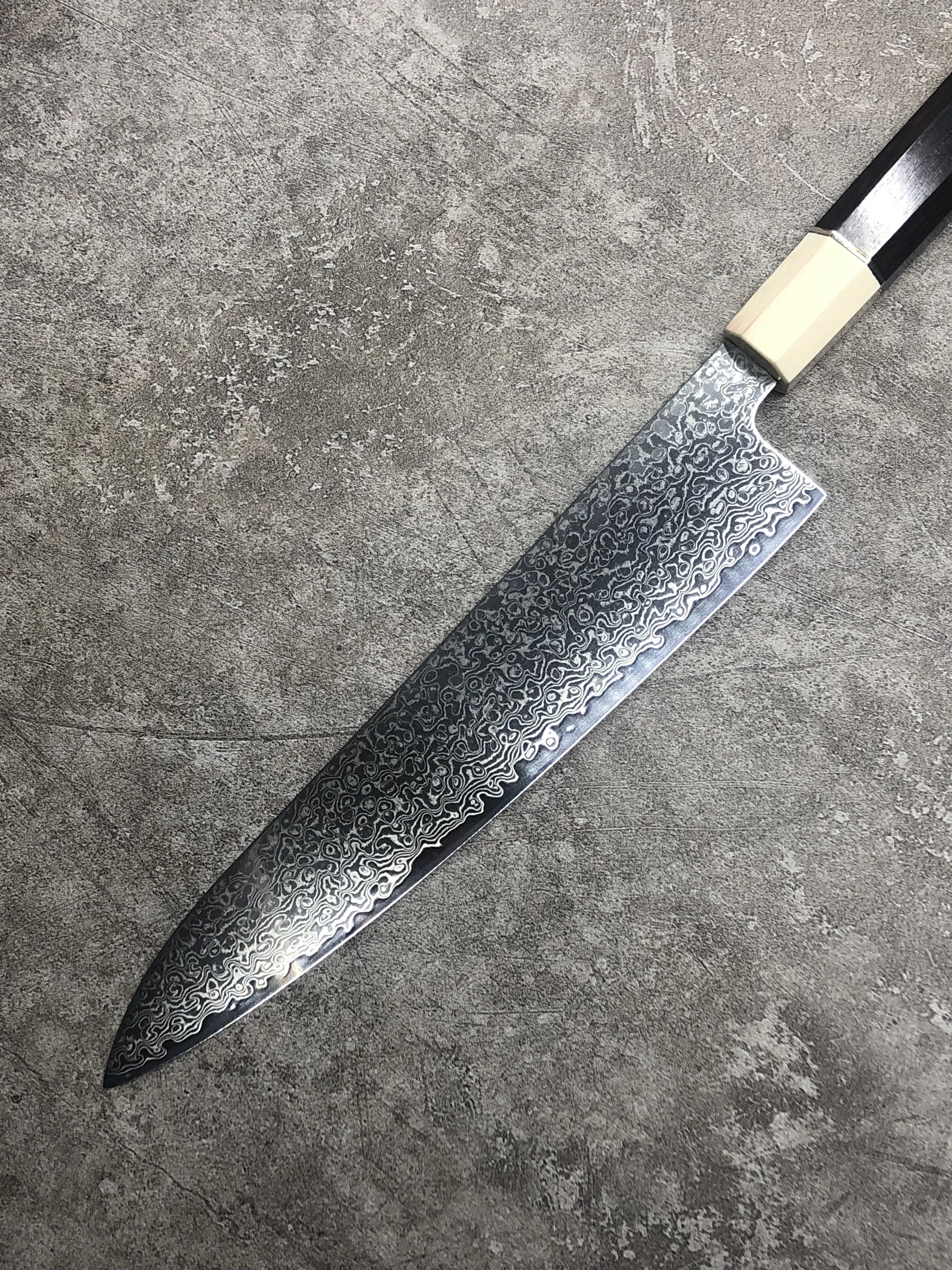 Дамасская сталь VG10 нож шеф-повара Gyuto инструмент для приготовления пищи meet Тесак японские кухонные ножи Набор черное дерево ручка острые