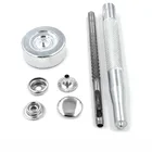 Заклепки металлические, 12,5 мм, 15 мм, крепежные металлические кнопки, 30 комплектов