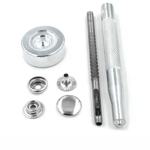 Заклепки металлические, 12,5 мм, 15 мм, крепежные металлические кнопки, 30 комплектов